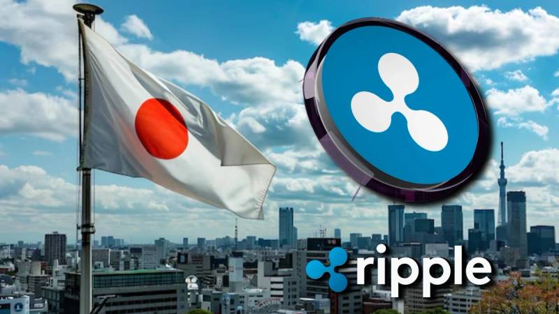 Ripple stablecoin-ის გაფართოების გრაფიკა, რომელიც წარმოადგენს რეგიონულ განაწილებას იაპონიასა და ლათინურ ამერიკაში