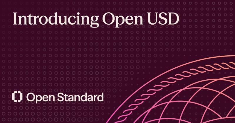 გახსენით USD stablecoin განცხადების გრაფიკა
