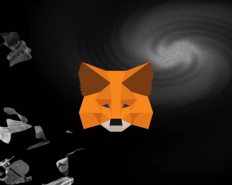 MetaMask iconic fox emblem and Web3 decentralized wallet interface.