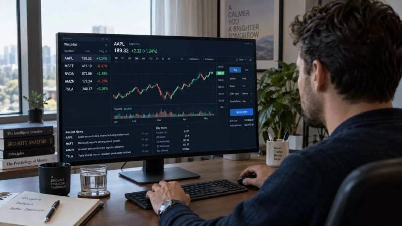Institutional financial market traders executing orders on digital trading screens.