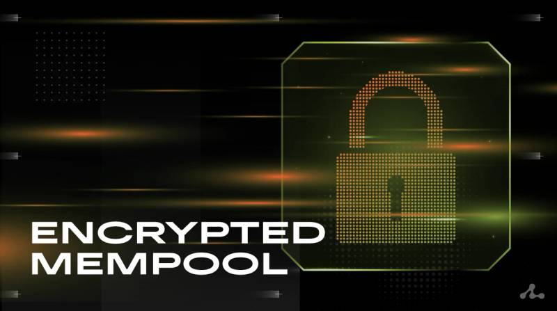 Aptos encrypted mempool announcement artwork