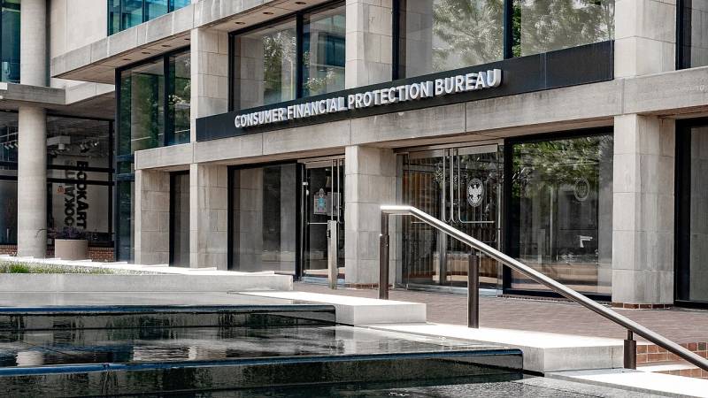 Consumer Financial Protection Bureau national headquarters in Washington DC where federal open banking regulations and Section 1033 rules were finalized.