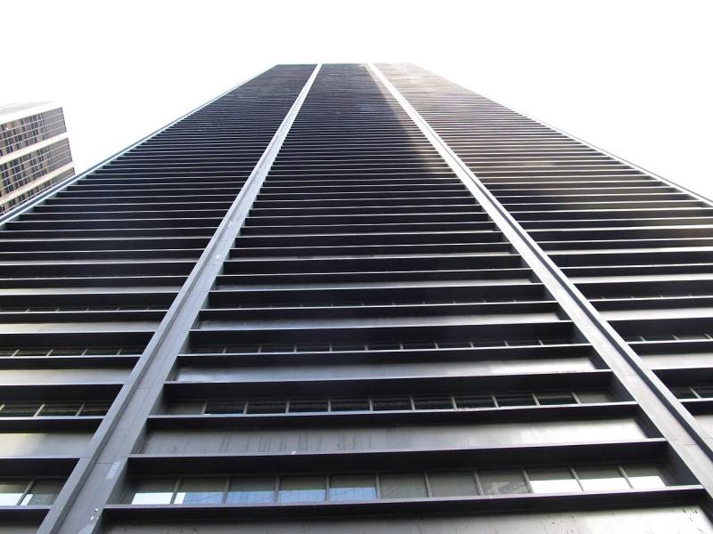 One Liberty Plaza in Lower Manhattan New York housing major financial market institutions and equity trading headquarters.