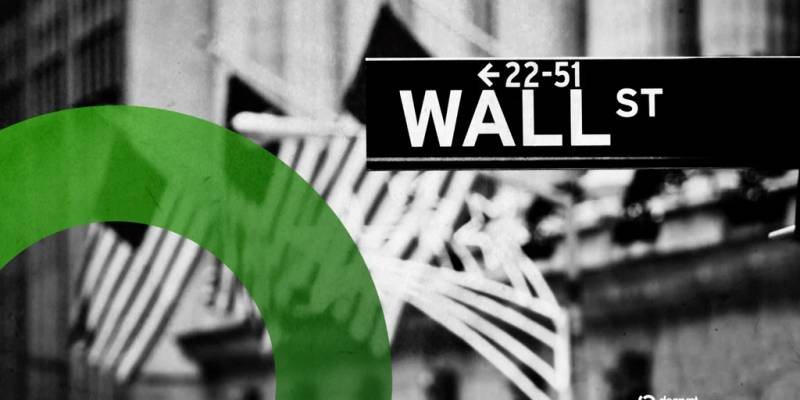 Financial market exchange trading environment reflecting stock market movements.
